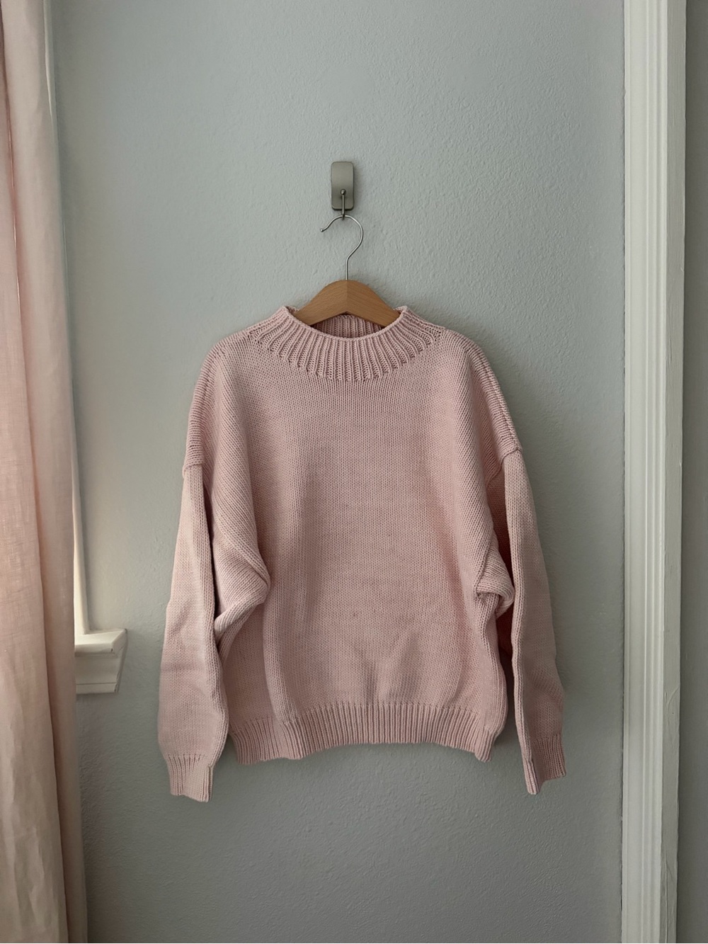 Misha And Puff Pale Pink Crewneck Sweater